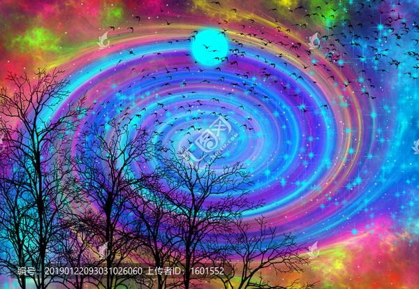 高清宇宙星空裝飾畫