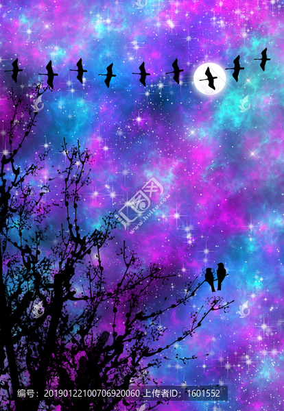高清唯美絢麗璀璨的宇宙星空圖