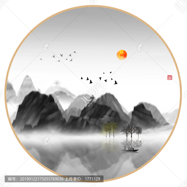 意境禪意裝飾抽象畫