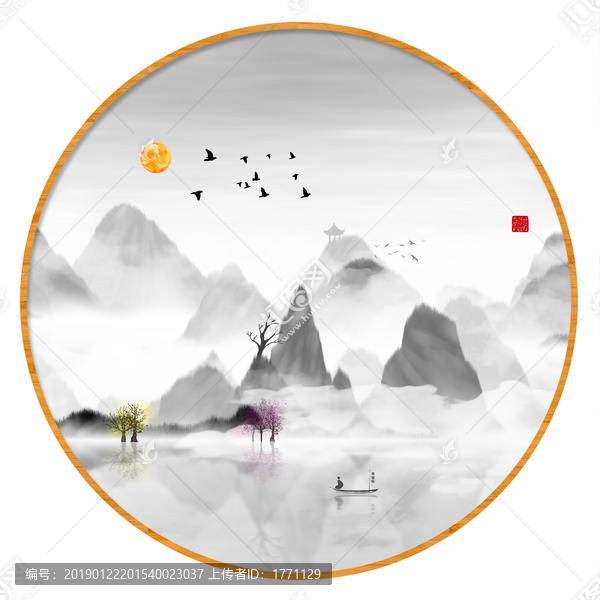 意境禪意裝飾抽象畫