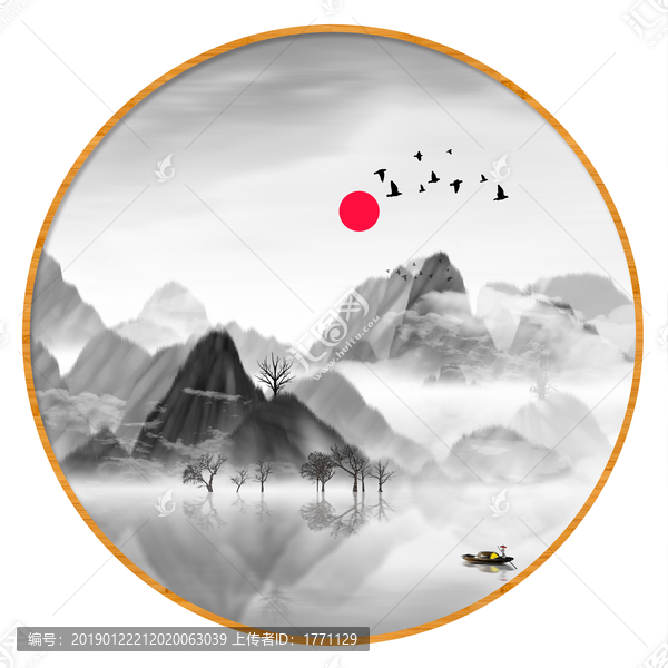 意境禪意裝飾抽象畫(huà)