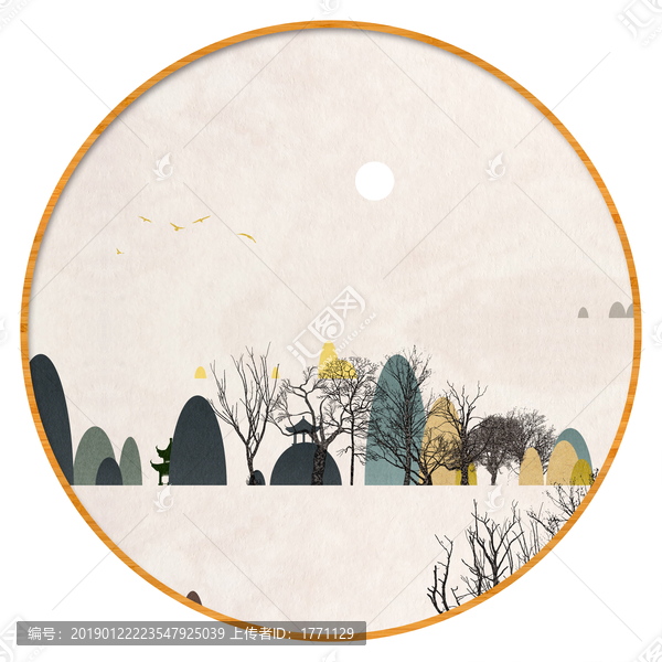 抽象畫彩墨肌理油畫