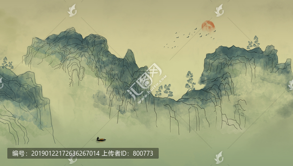 古風(fēng)山水畫