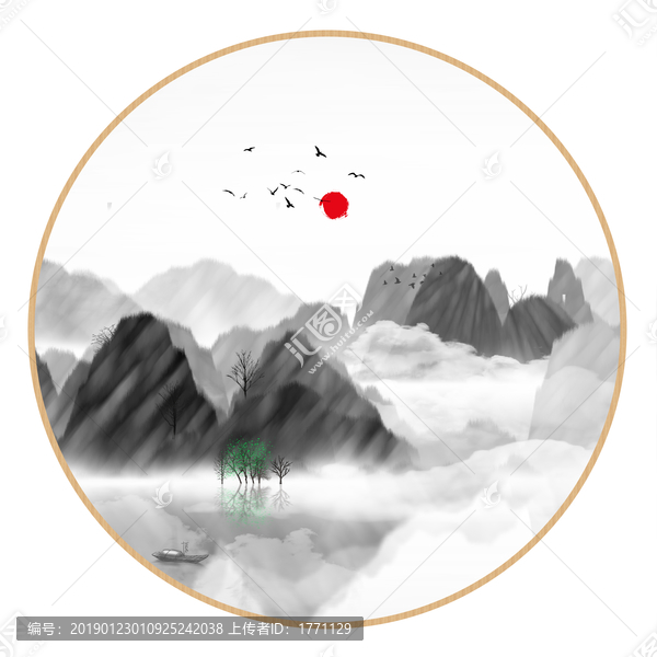 水彩水墨藝術(shù)畫