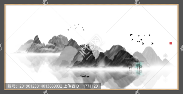 抽象畫彩墨肌理油畫