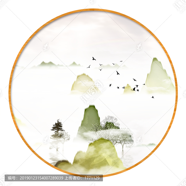 工藝裝飾水墨畫