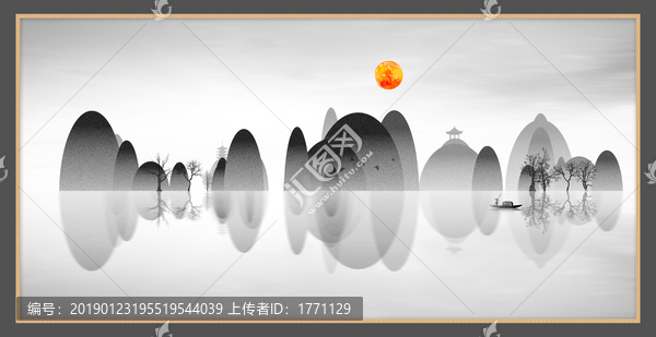 水彩水墨藝術(shù)畫