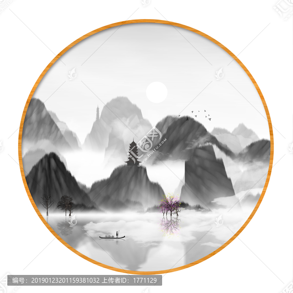 意境禪意裝飾抽象畫