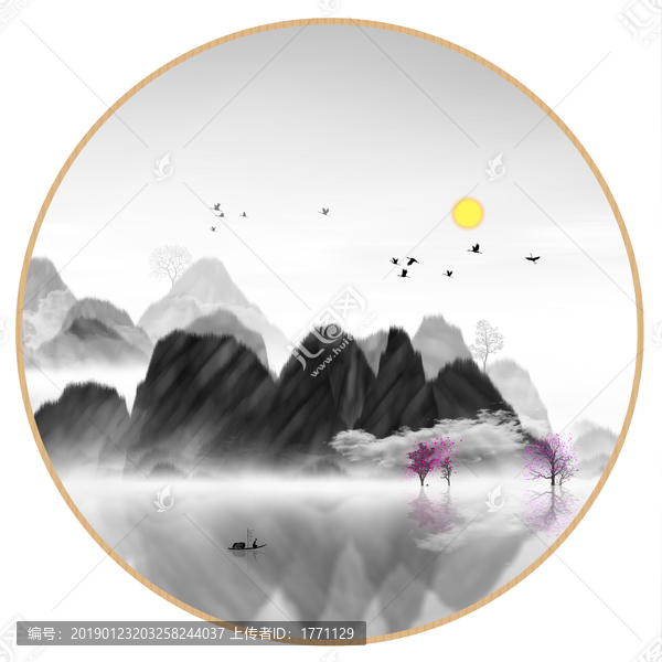 水彩水墨藝術(shù)畫