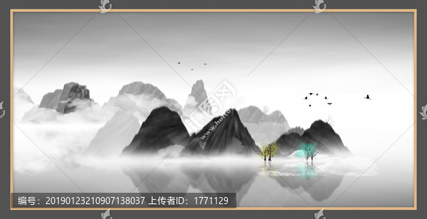 意境禪意裝飾抽象畫