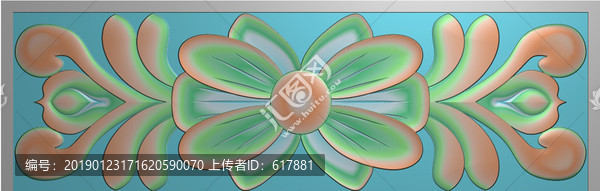 歐式長(zhǎng)洋花門頭花精雕圖灰度圖