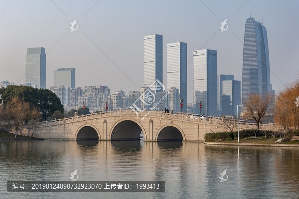 苏州工业园区金鸡湖景区