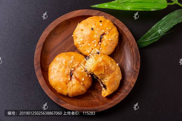 蟹壳黄烧饼