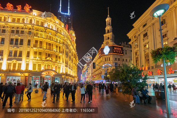 上海南京路夜景