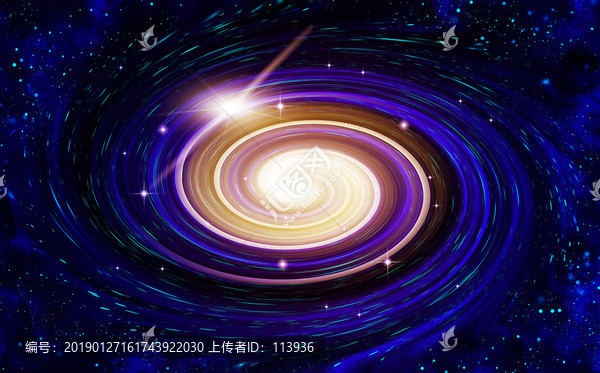 漩渦星空背景