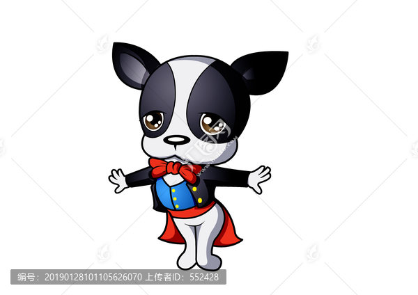 斗牛犬卡通設(shè)計