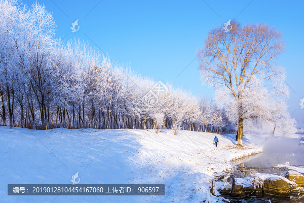 雾凇雪景