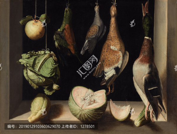 胡安·桑切斯·科坦游戲鳥的靜物