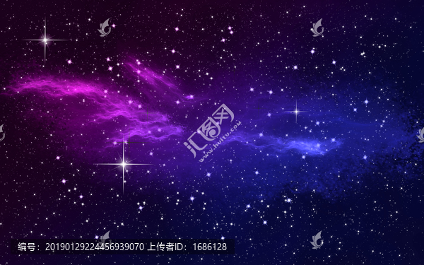 彩色星空宇宙