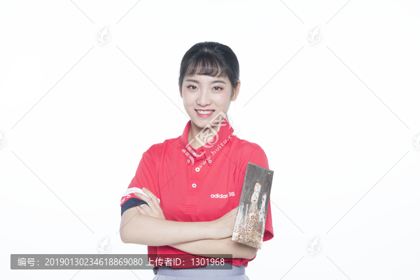 装修女油漆工素材图片