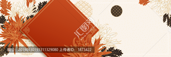 新春背景橫幅素材