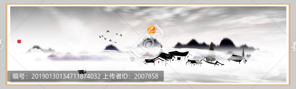 意境禪意裝飾抽象畫