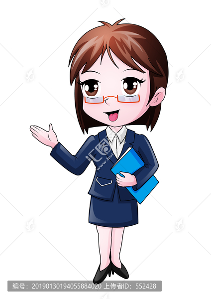 女教師卡通設(shè)計