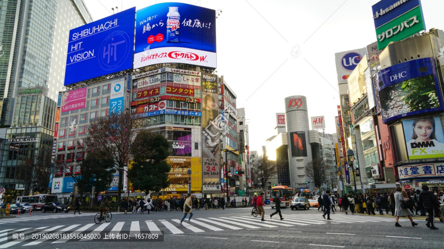 日本东京商业街