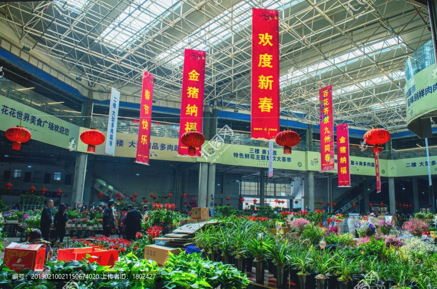 亚洲第一花市昆明斗南花市