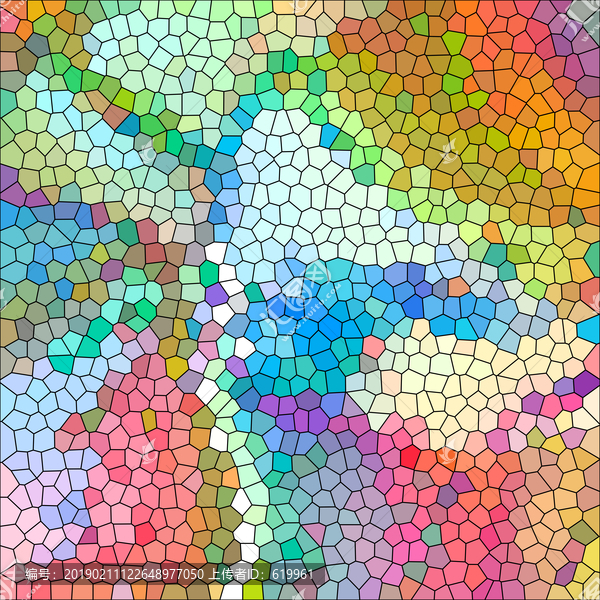 染色玻璃彩色不規則格子背景