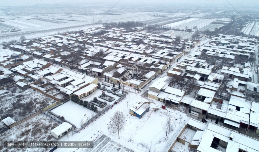 晋南农村雪景