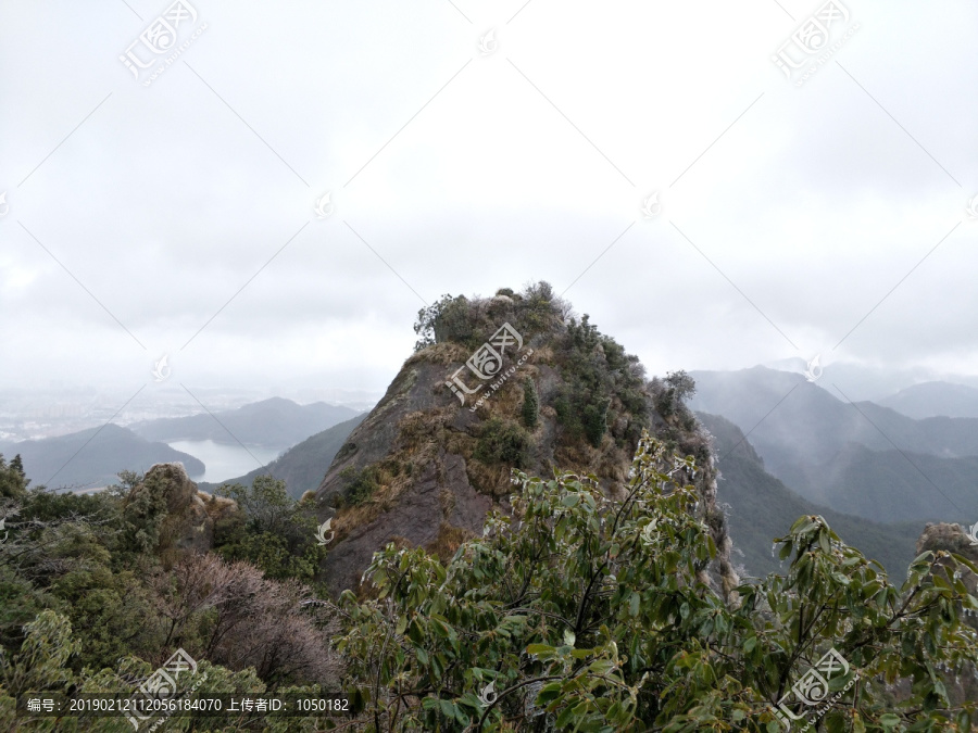 浙江金华浦江仙华山冬景