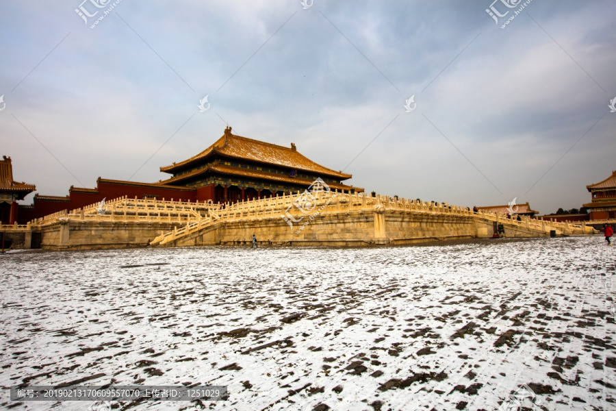 故宫太和殿雪景