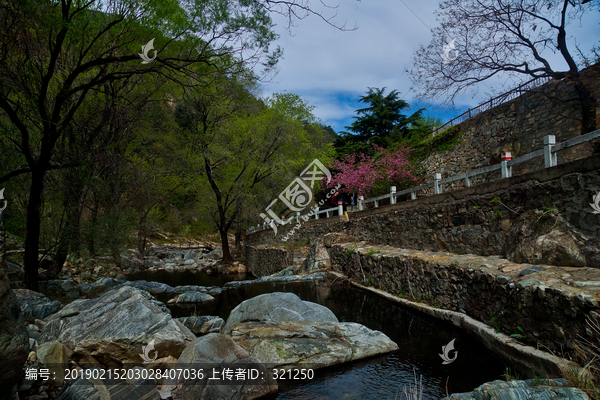 泰山桃花源风光