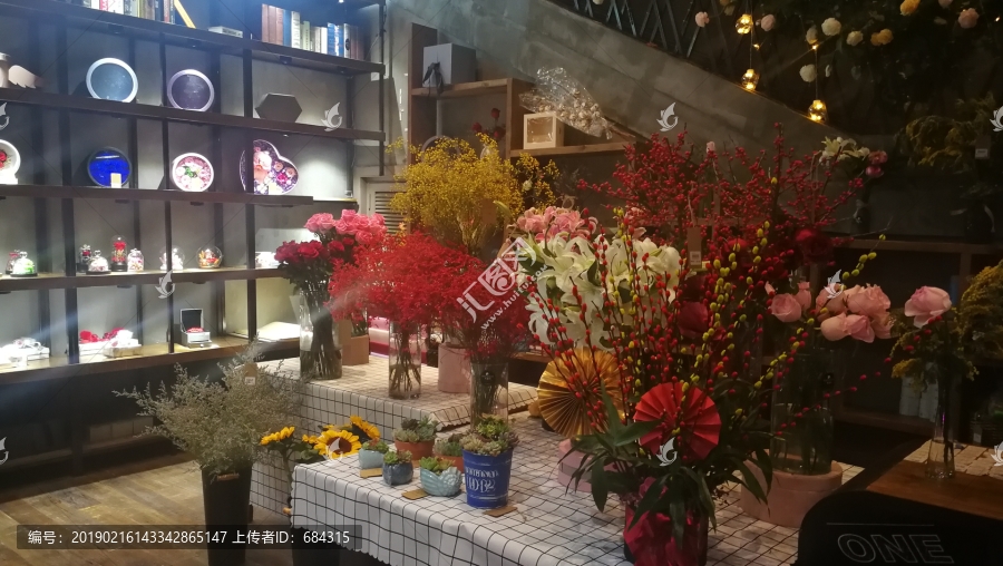 花店一角