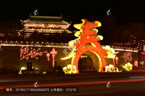 西昌古城春节灯展