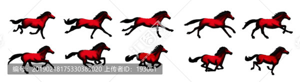 國(guó)畫(huà)奔跑的馬