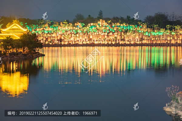 遂溪孔子文化城夜景