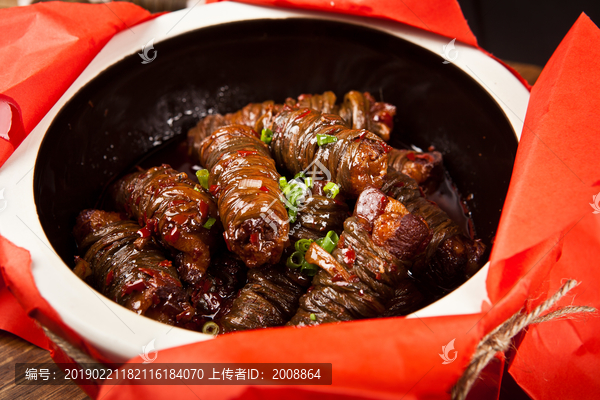 豆角扎肉