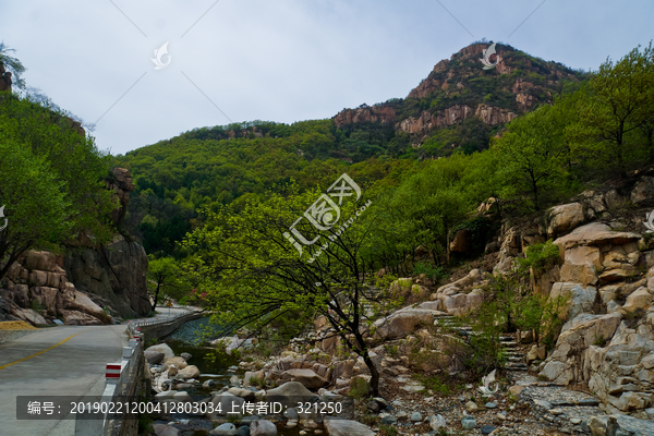 泰山桃花源风光