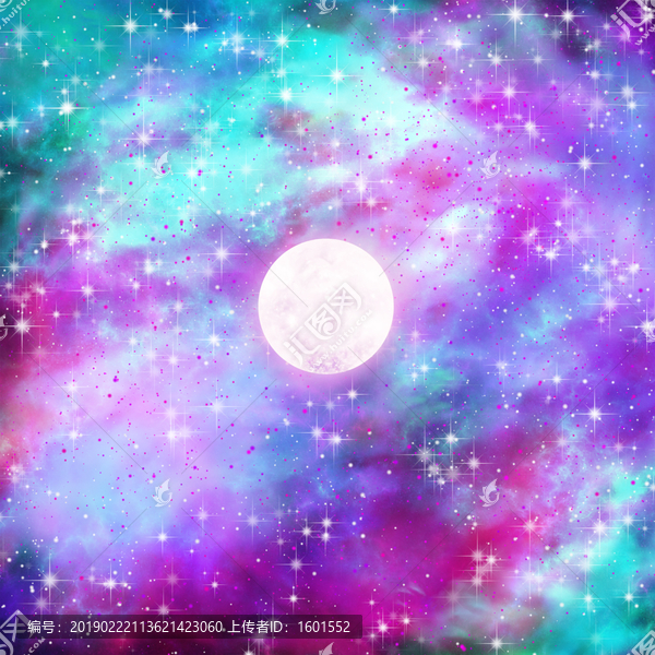 高清炫彩宇宙星空裝飾畫