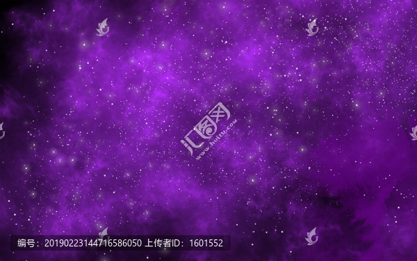 高清紫色星空圖