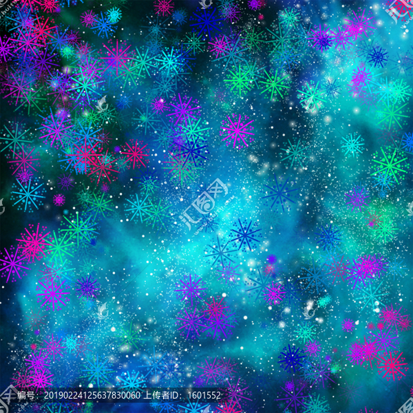 高清色彩斑斕的宇宙星空裝飾畫