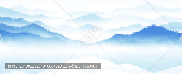 抽象山水裝飾畫