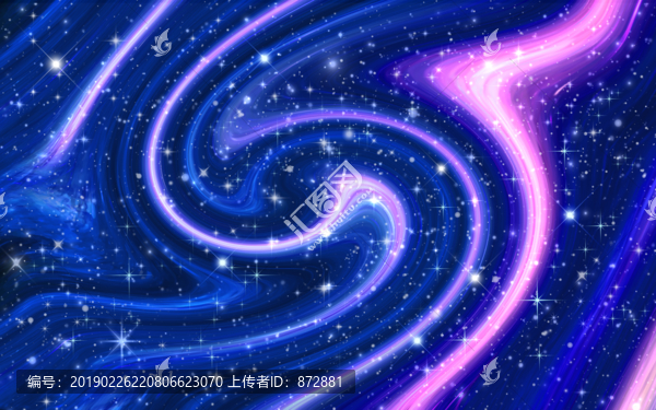 星空漩渦軟膜背景