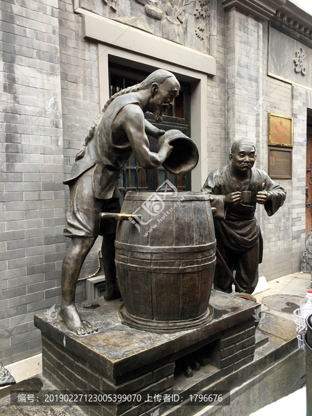 老北京胡同雕塑文化
