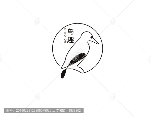 鳥趣logo標志設計