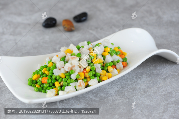 青豆炒玉米