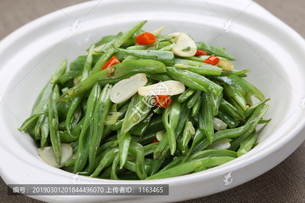 小炒扁豆丝