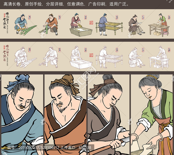 竹筷子加工流程圖